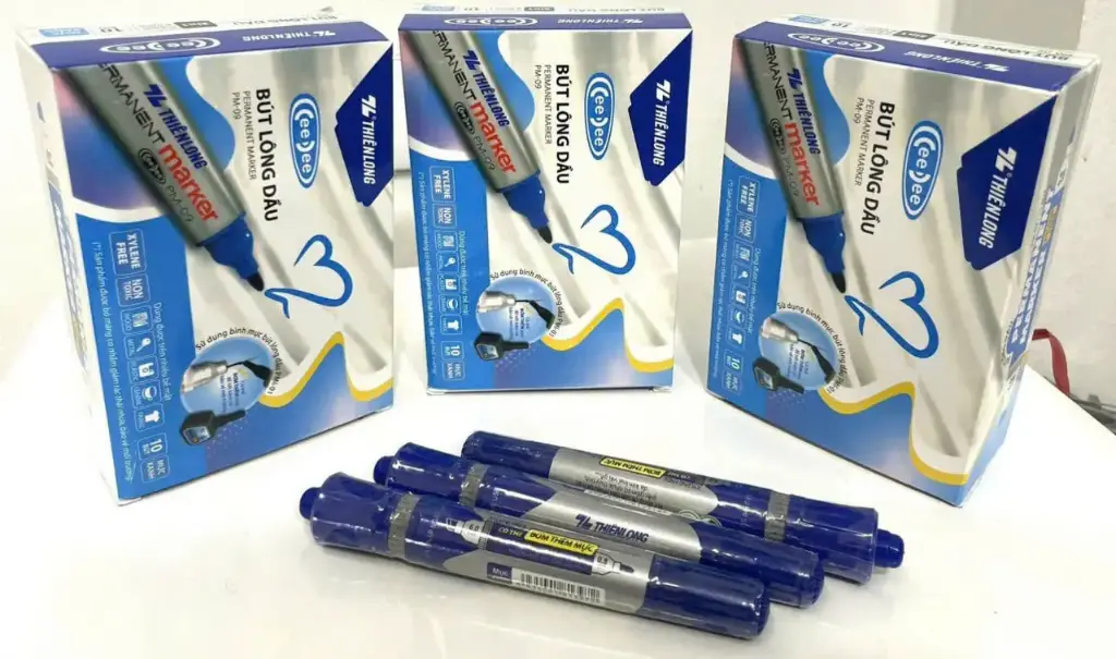 bút lông dầu 2 đầu thiên long