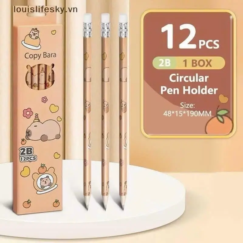 bút chì 2B hoạt hình