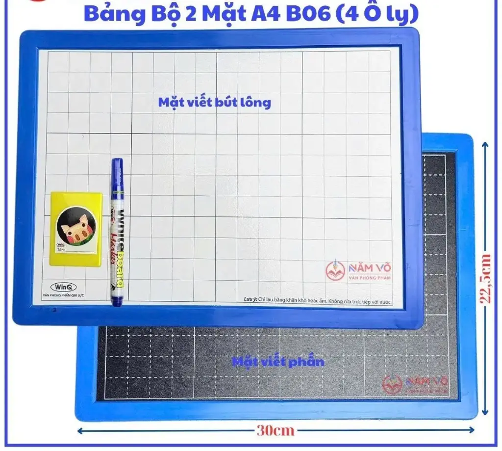 WINQ BẢNG BỘ 2 MẶT A4 B06