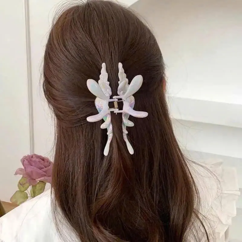 Kẹp tóc vỏ ốc/kitty