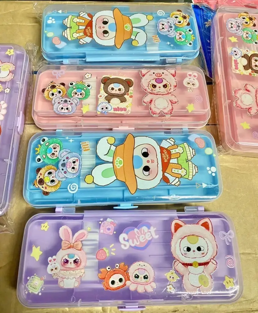 HỘP BÚT NHỰA 2 TẦNG