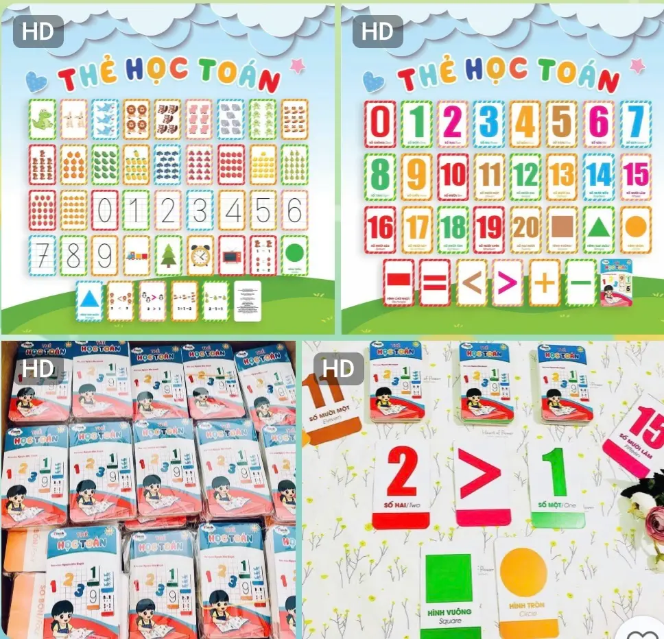 THẺ HỌC TOÁN