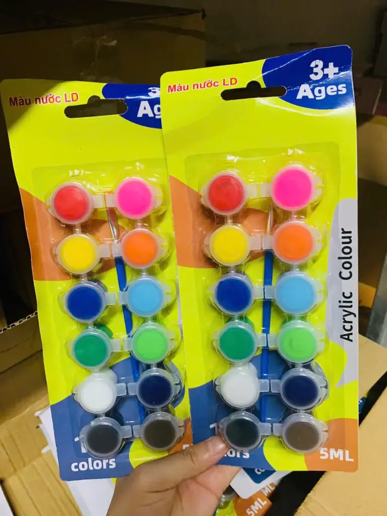 MÀU NƯỚC ACRYLIC 12M 5ML