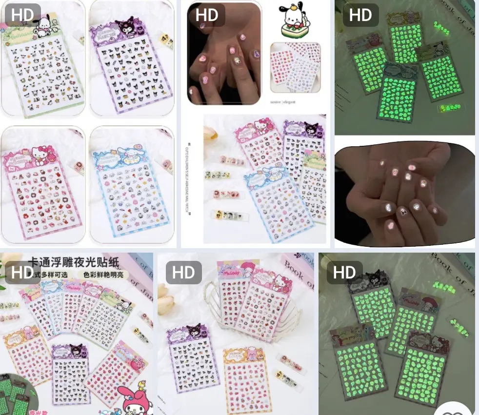 DÁN MÓNG 5D/DẠ QUANG