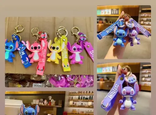 [P0071] MÓC KHOÁ STITCH SILICON