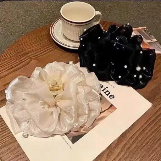 [P0203] KẸP TÓC VOAN NGỌC TO