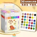 [P0340] HỘP MÀU ACRYLIC  VUÔNG/TRÒN 48M 