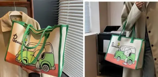 [P0438] TÚI XÁCH BẢNG TO XANH