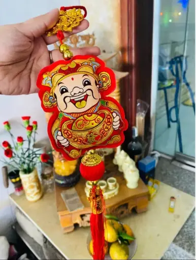 [P0519] TREO ĐƠN CẦU ĐỎ THẦN TÀI